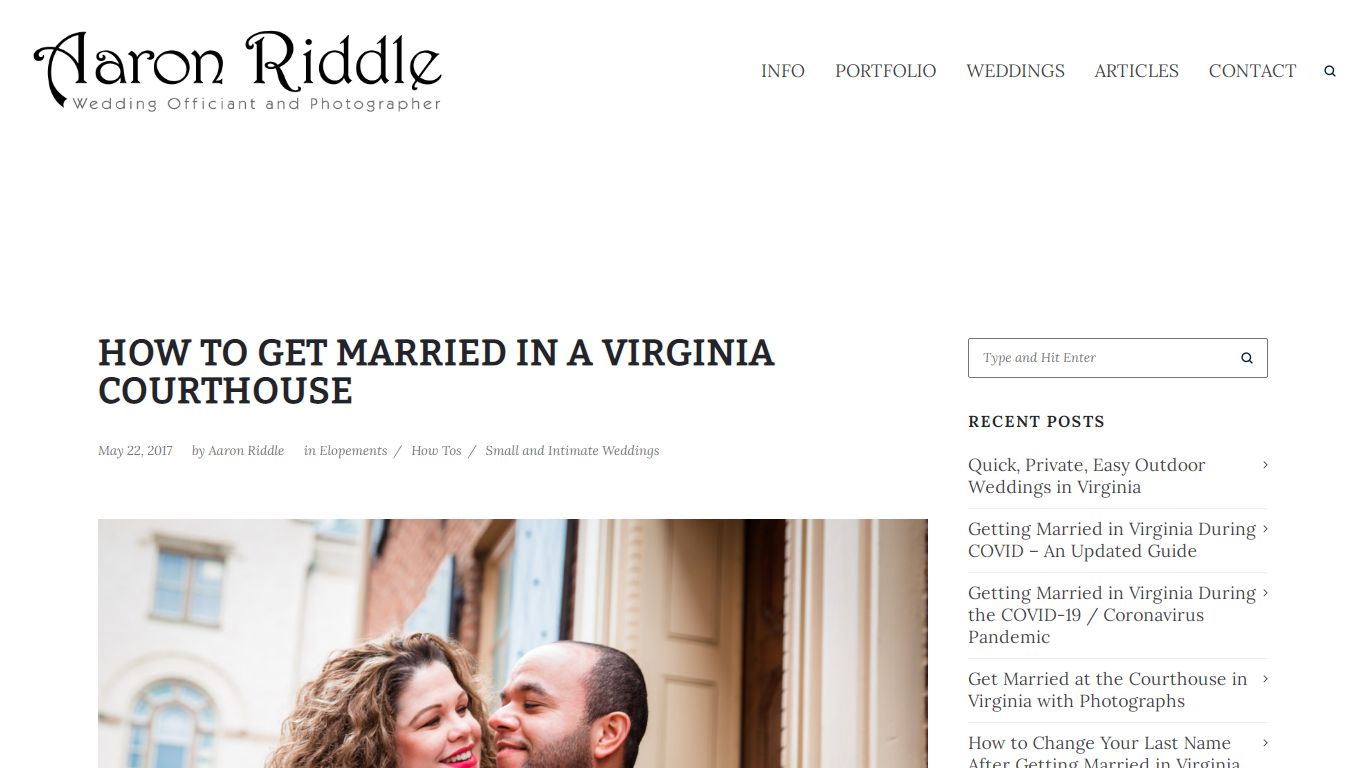 How to Get Married in a Virginia Courthouse